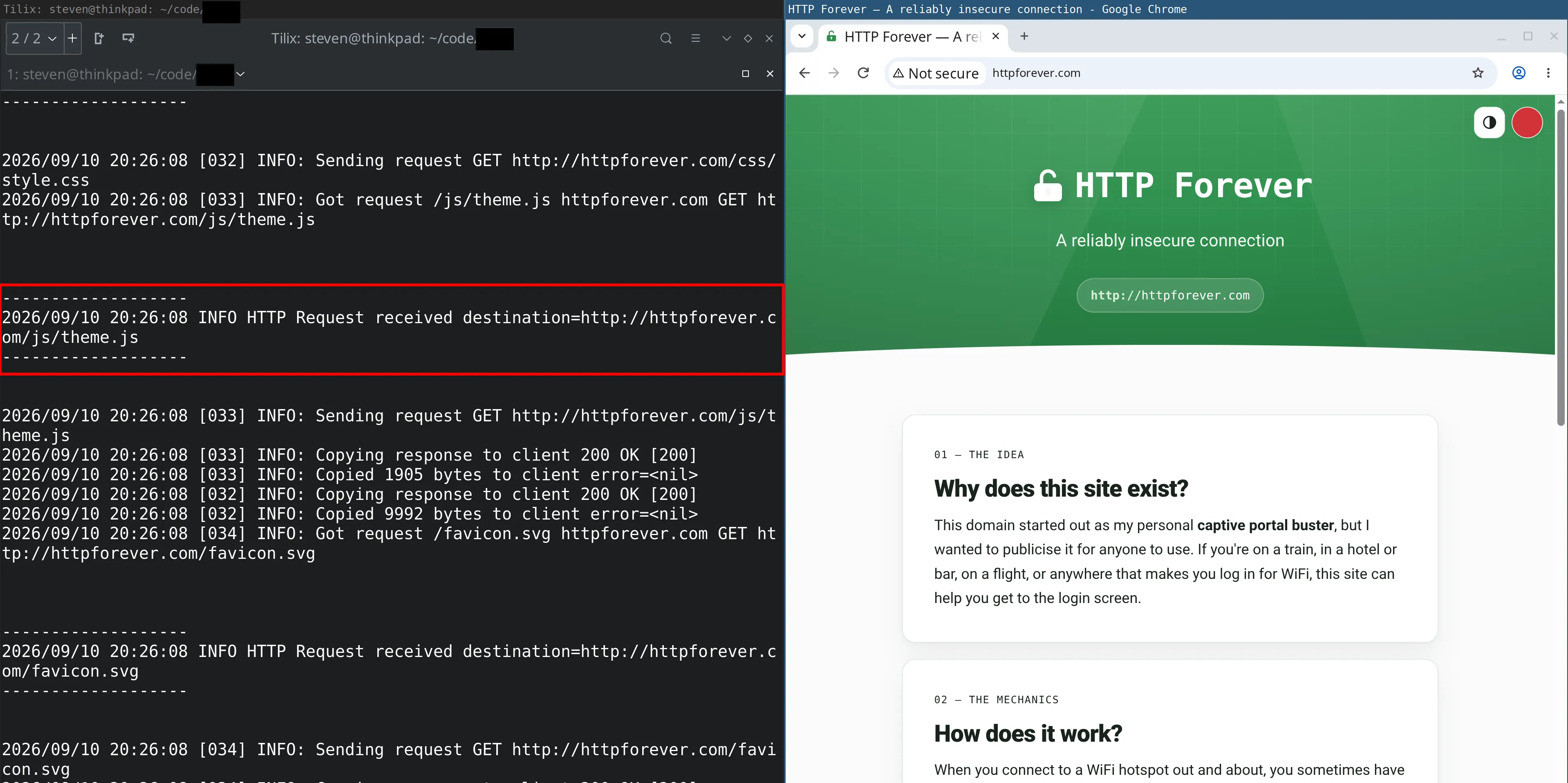 Screenshot of GUI